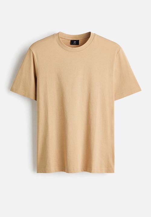 H&M - Regular fit t-shirt - beige