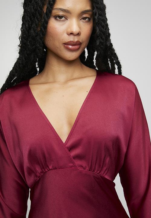New Look - Vermont Satin Vnk Mini  - Dark Red