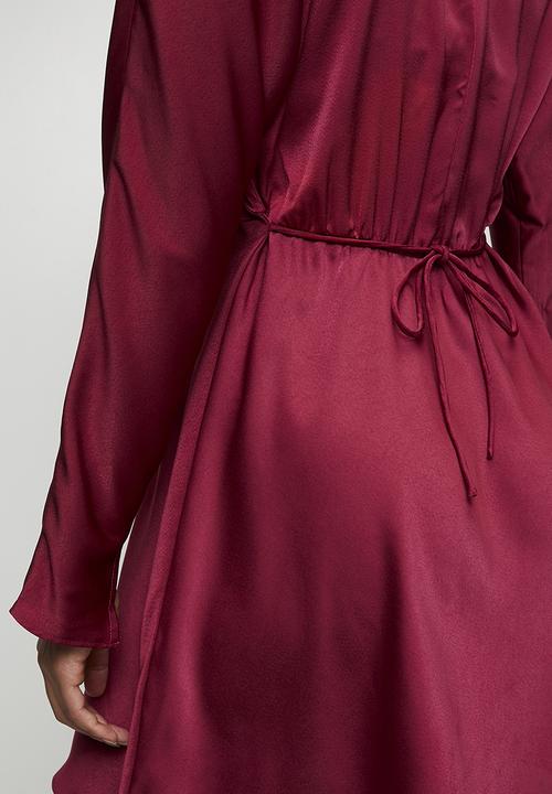 New Look - Vermont Satin Vnk Mini  - Dark Red