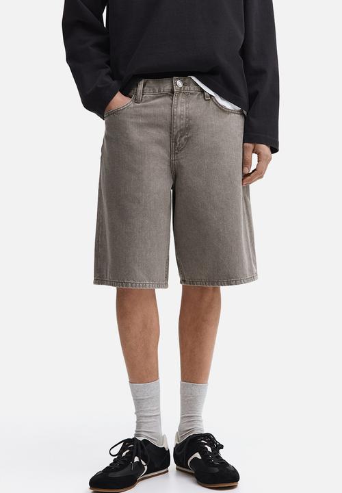 H&M - Relaxed denim shorts - beige