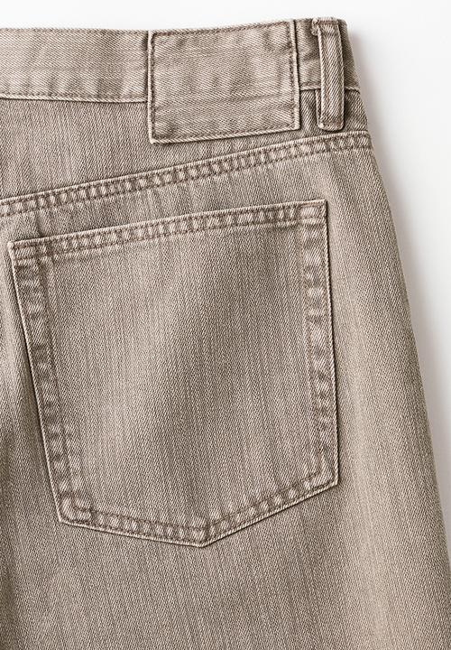 H&M - Relaxed denim shorts - beige