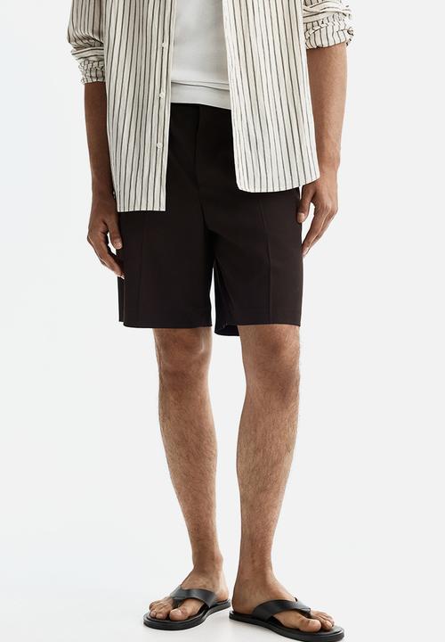 H&M - Loose fit bermuda shorts - dark brown