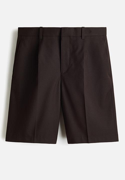 H&M - Loose fit bermuda shorts - dark brown