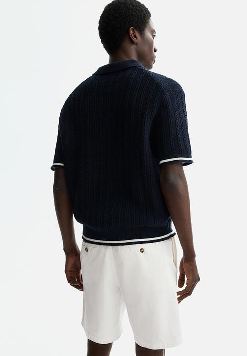 H&M - Relaxed fit chino shorts - white