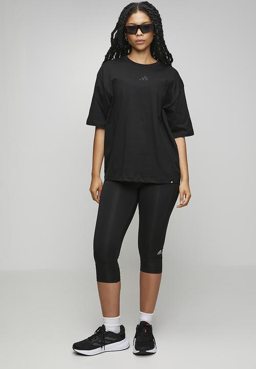 adidas Performance - W Camo L T - Black