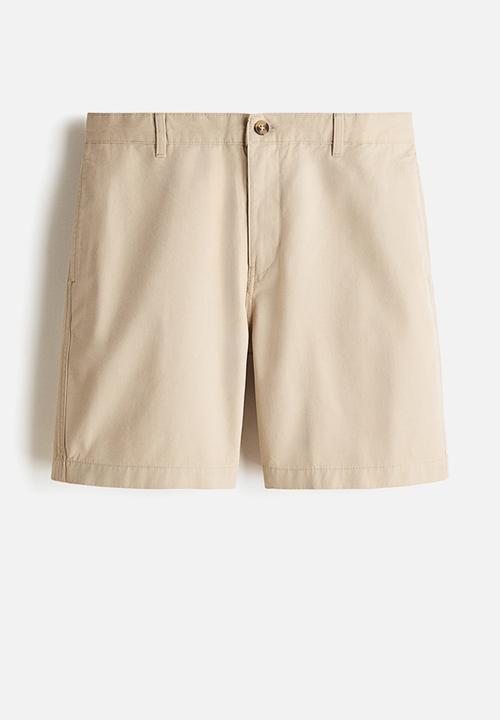 H&M - Relaxed fit chino shorts - beige