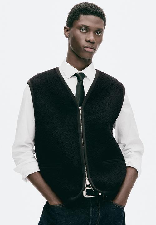 H&M - Wool-blend gilet - black