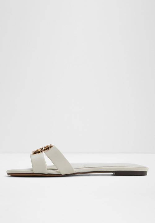 ALDO - Sunray slide - white/bone