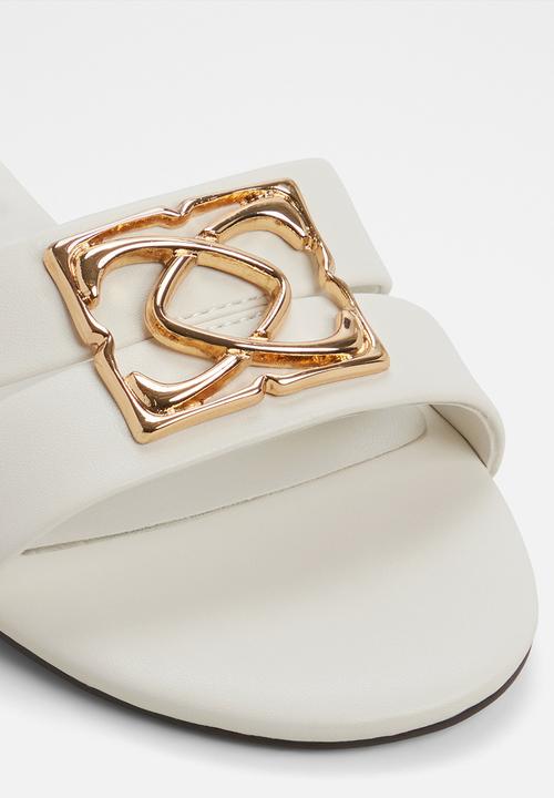 ALDO - Sunray slide - white/bone