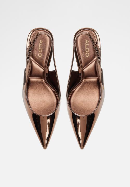 ALDO - Syliaah closed toe slingback - dark brown