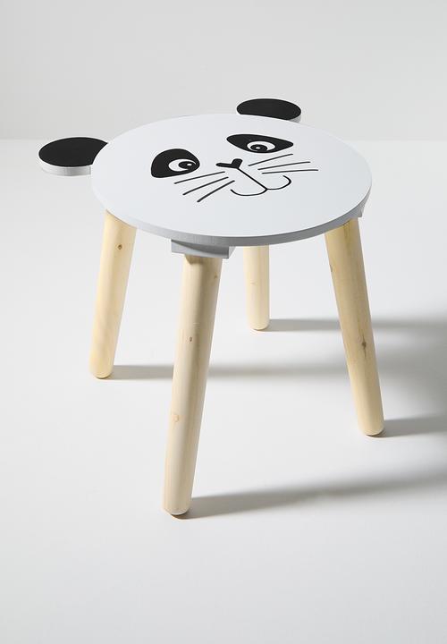H&S - Panda Stool - White