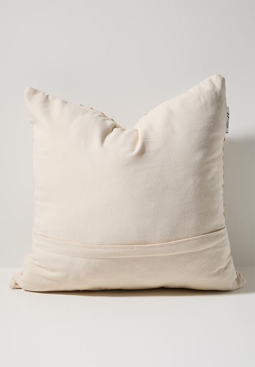 Sixth Floor - Eve  Woven Stripe Cushion Cover - Natural