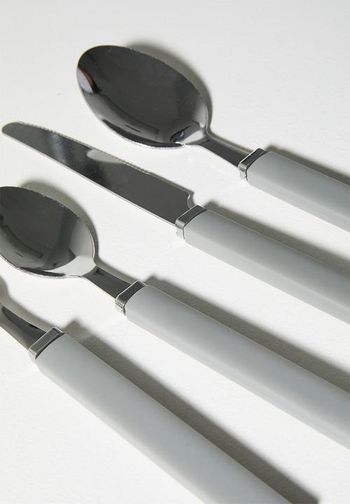 Excellent Houseware - Chrome S steel  17pcs cutlery set - Grey