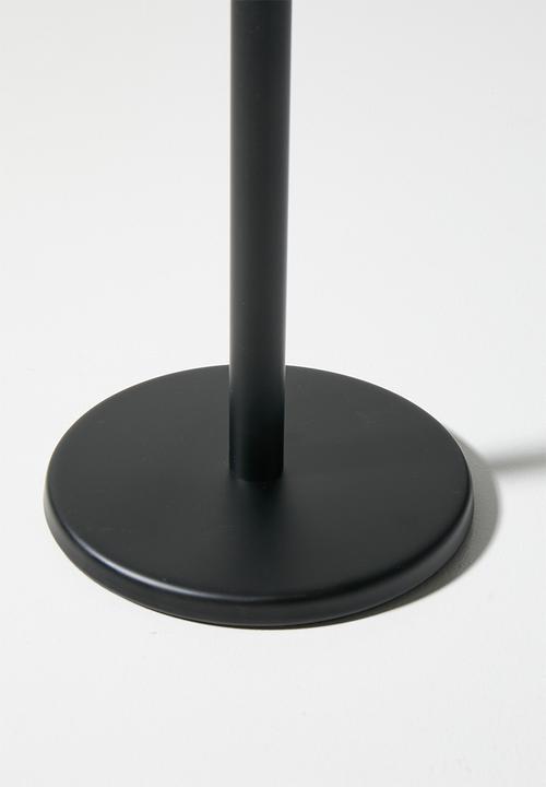 Bathroom Solutions - Toilet Roll Holder - Black
