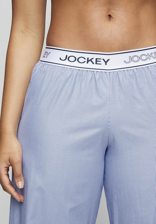 Jockey - Easy edit woven stripe pj pants - blue