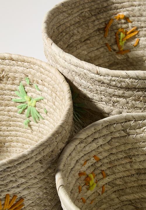 H&S - Kenzi flower 3pc woven set 