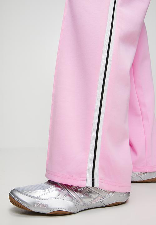 Stella Morgan - Pull On Elasticated Straight Leg Jogger With Side Tape Detail - Pink