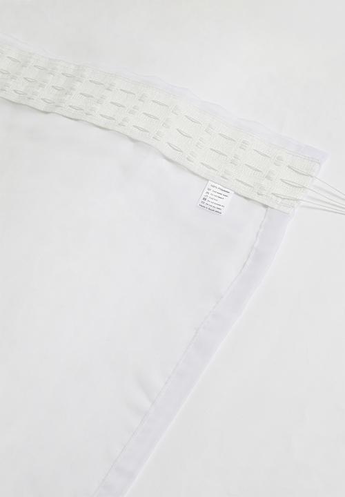 Design Collection - Whisper Sheer Taped Single Curtain