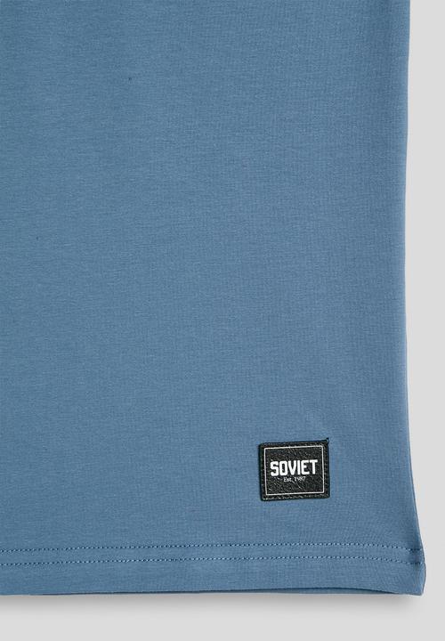 SOVIET - Boys s/Slv Box Fit Fashion Tee -Airforce