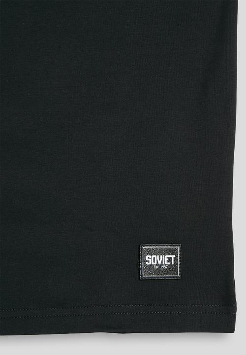 SOVIET - Boys S/Slv Crew Neck Tee (Box Fit) - Black