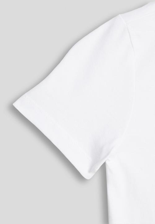 POLO - Boys Cory Printed Short sleeve Tee - White