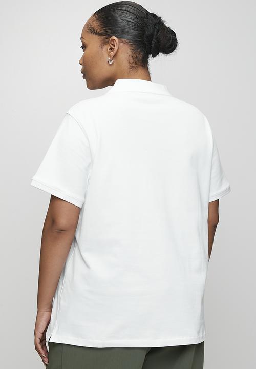 POLO - Wmn margot ss golfer - white