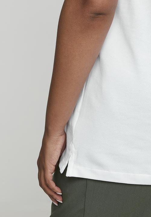 POLO - Wmn margot ss golfer - white