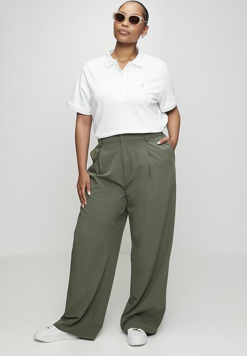 POLO - Wmn margot ss golfer - white