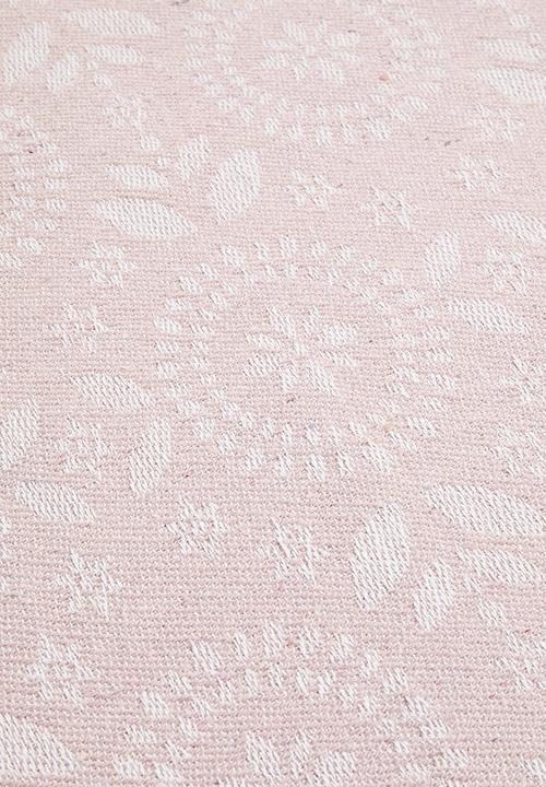 H&S - Floral Cotton Throw - Pink