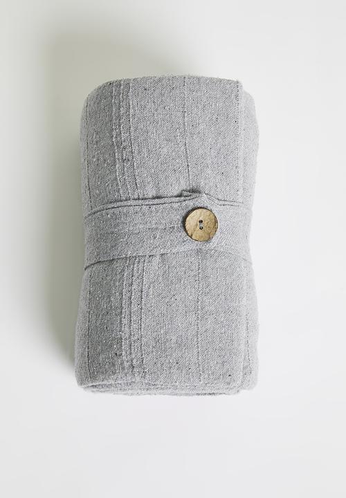 H&S - Cotton Blanket - Grey