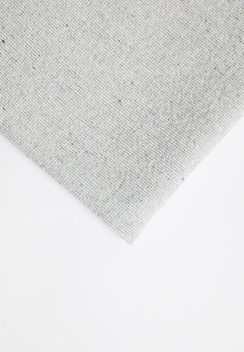 H&S - Cotton Melange Blanket - Grey