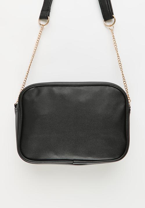 Pop Candy - Barbie Chevron Pu Sling Bag - black