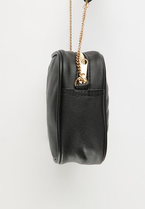 Pop Candy - Barbie Chevron Pu Sling Bag - black