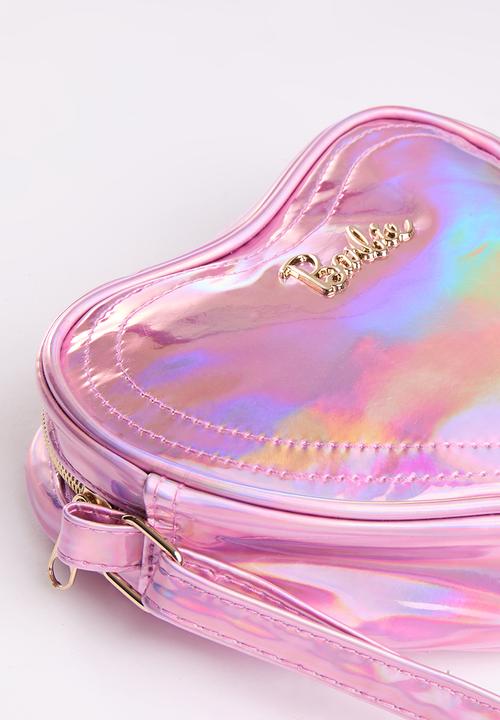 Pop Candy - Barbie Metallic Heart Sling Bag - pink