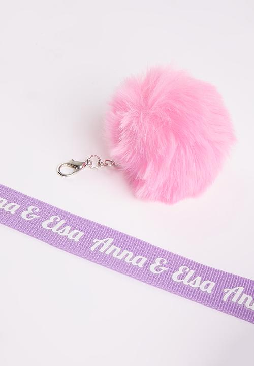 Pop Candy - Frozen Shimmer Heart Sling Bag - purple