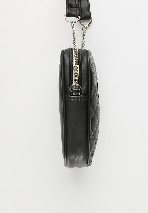 Pop Candy - Hello Kitty Quilted Pu Sling Bag - black