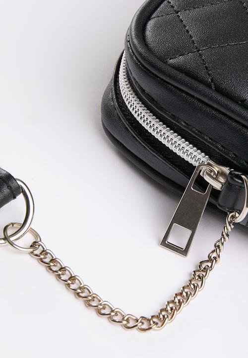 Pop Candy - Hello Kitty Quilted Pu Sling Bag - black
