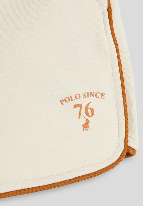 POLO - Girls Gemma Curved Hem Short - Light Stone