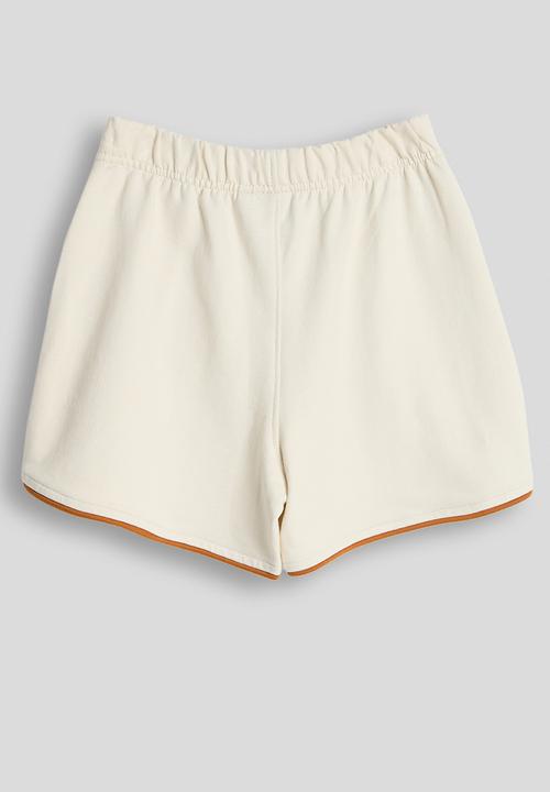 POLO - Girls Gemma Curved Hem Short - Light Stone