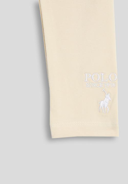 POLO - Girls Maya Fashion Full Length Legging - Stone