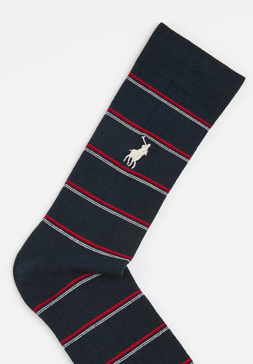 POLO - Pinstripe Sock - Navy Multi