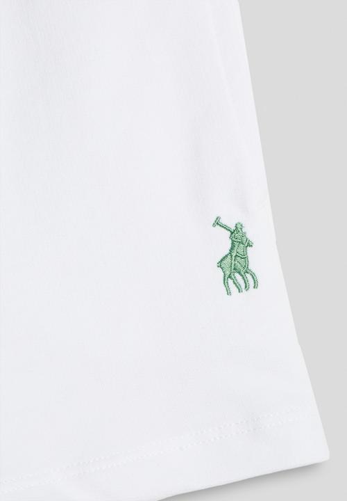 POLO - Girls Kim Printed Sport Short - White