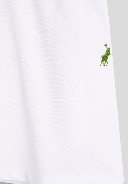 POLO - Girls Nandi Printed Stripe Dress - White