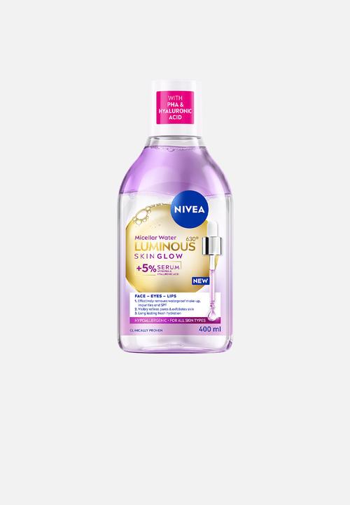 Nivea - LUMINOUS630 Skin Glow Micellar Water Effective Make-up Remover - 400ml