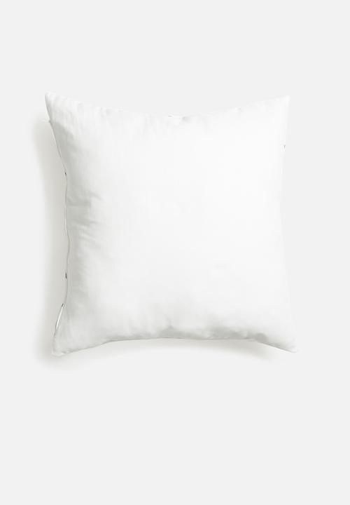 Sixth Floor - Diamond cushion cover - black