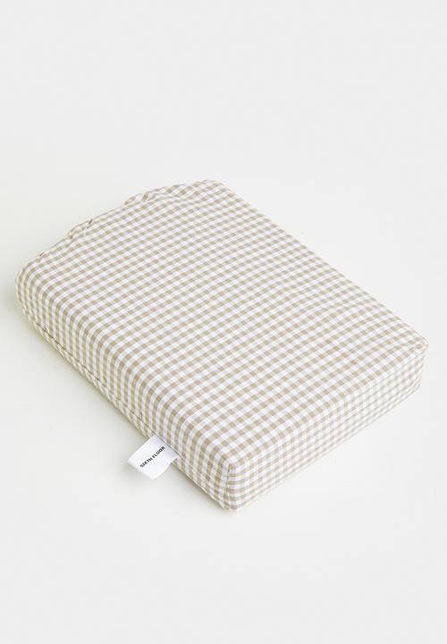 Sixth Floor - Demi Cotton Yarn Dye Check Duvet Cover Natural & White
