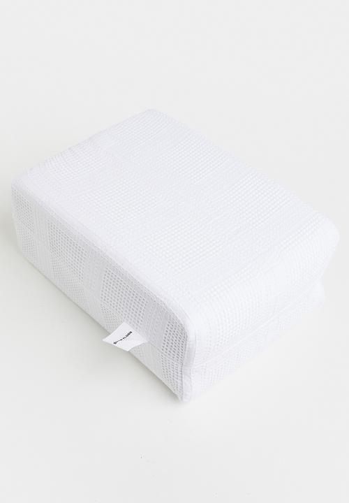 Sixth Floor - Verso Check Waffle Weave Duvet Set White