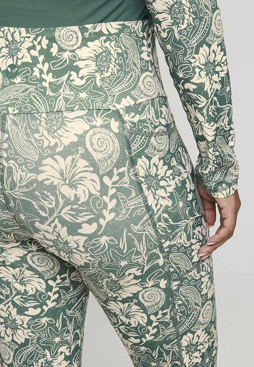 Lizzy - Plus ladies elasticated leggings - beach boho