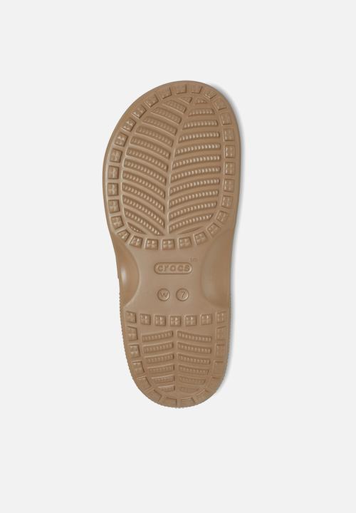 Crocs - Saturday Metallic Buckle Sandal W - Sepia