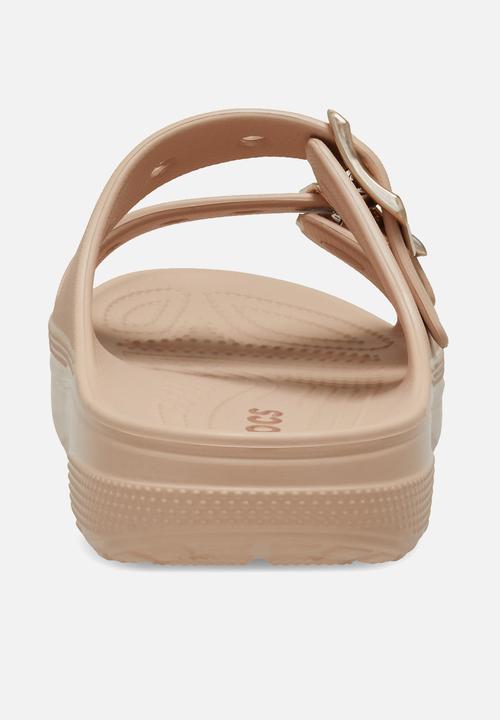 Crocs - Saturdaymetallicbucklesandalw - blush